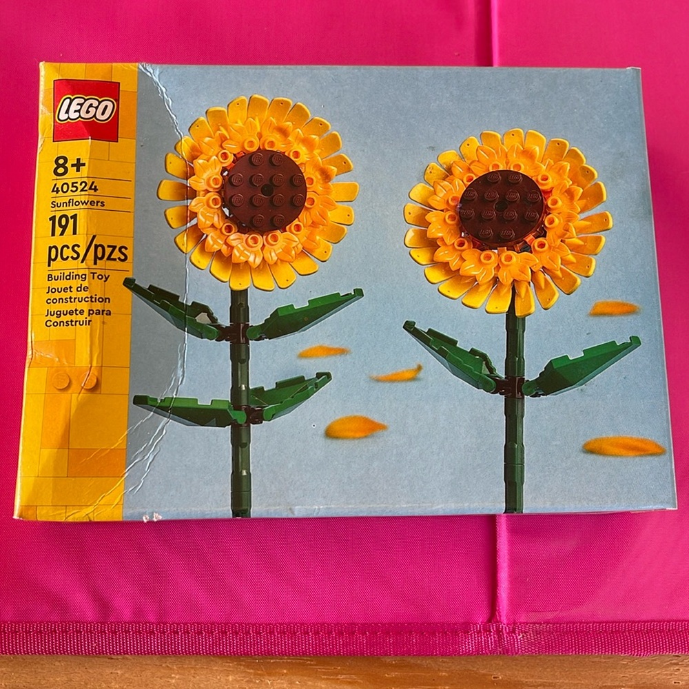 Lego sunflowers